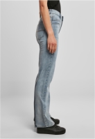 Pantaloni talie inalta Straight Slit Denim dama Urban Classics