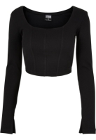 Short Rib Corsage Longsleeve dama Urban Classics