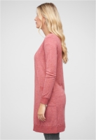 Pulover cardigan Longform Viskose mit 2 seitl. Taschen