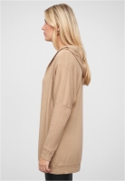 Pulover cardigan mit offenem Schnitt und Kapuze Cloud5ive