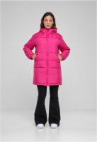 Hooded Mixed Puffer Coat dama Urban Classics