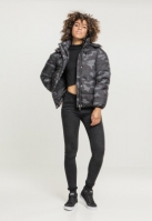 Geaca Boyfriend Camo Puffer dama Urban Classics