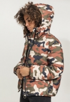 Geaca Boyfriend Camo Puffer dama Urban Classics