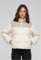 Geaca Short Sherpa Mix Puffer dama Urban Classics