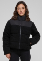 Geaca Short Sherpa Mix Puffer dama Urban Classics