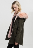 Parka Peached Teddy Lined dama Urban Classics