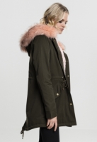 Parka Peached Teddy Lined dama Urban Classics