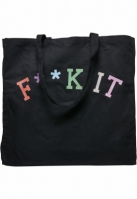 Geanta Fuck It Oversize Canvas Tote Mister Tee