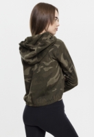 Hanorac gluga Camo scurt dama Urban Classics