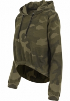 Hanorac gluga Camo scurt dama Urban Classics