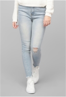 High-Waist Skinny Jeans Hose mit Destroy Details 5 Pockets Cloud5ive