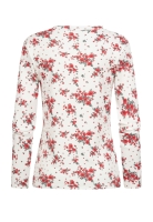 Bluse mit Knopfleiste und Blumen Print Cloud5ive