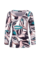 Top Langarm mit Bltter Print Cloud5ive