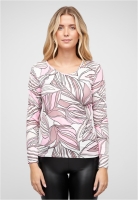 Top Langarm mit Bltter Print Cloud5ive