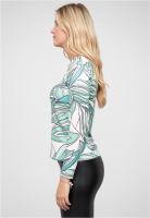 Top Langarm mit Bltter Print Cloud5ive