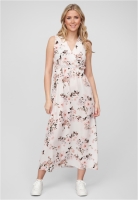 Maxi Kleid in Wickeloptik mit Blumen All Over Print Cloud5ive