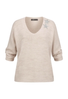 Sweater mit Fledermausrmeln und 2 Sternen Cloud5ive