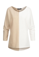 2-Tone Pullover mit Vokuhila Schnitt Cloud5ive