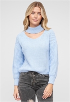 Pullover mit Stehrollkragen und V-Ausschnitt Cloud5ive