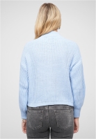 Pullover mit Stehrollkragen und V-Ausschnitt Cloud5ive