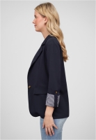 Blazer mit Turn-Up rmel und Streifendetails Cloud5ive