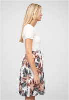 Camasa urban T--Kleid 2-Tone mit Palmenprint