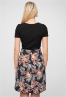 Camasa urban T--Kleid 2-Tone mit Palmenprint