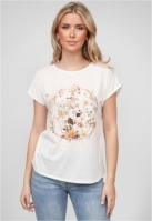 Camasa urban Viskose T- mit Blumen Print