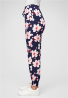 Viskose Hose mit Bndchen 2-Pockets Big Flowers Cloud5ive