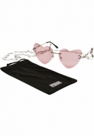 Ochelari soare Heart With Chain Urban Classics