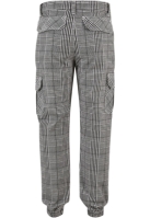 Pantaloni Boys AOP Glencheck Cargo Jog Urban Classics