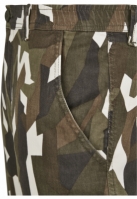 Pantaloni Geometric Camo Stretch Twill Cargo Urban Classics