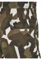 Pantaloni Geometric Camo Stretch Twill Cargo Urban Classics