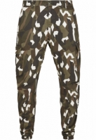 Pantaloni Geometric Camo Stretch Twill Cargo Urban Classics