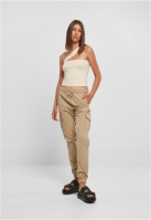 Pantaloni talie inalta Cargo Jogging dama Urban Classics