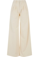 Pantaloni Organic Pleated Cotton dama Urban Classics