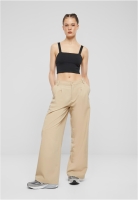 Pantaloni Ultra Wide Pleat-Front dama Urban Classics