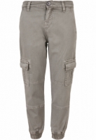 Pantaloni Boys Washed Cargo Twill Jogging Urban Classics