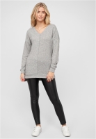 Oversized Sweater V-Neck Pullover Cloud5ive