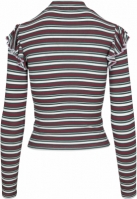 Helanca Rib Striped Volant L/S dama Urban Classics