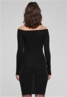 Rochie Off Shoulder Longsleeve Glitter dama Urban Classics