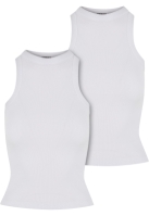 Top Racer Back Rib 2-Pack dama Urban Classics