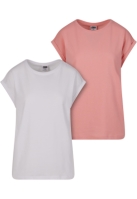 Tricou Extended Shoulder 2-Pack dama Urban Classics