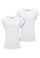 Tricou Pre-Pack Extended Shoulder 2-Pack dama Urban Classics