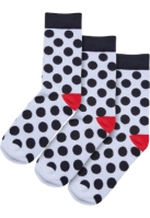 Sosete casual Basic Polka Dot 3-Pack Urban Classics