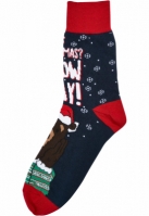 Sosete casual Christmas Bear 3-Pack copii Urban Classics