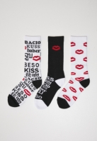 Sosete casual Kiss 3-Pack Mister Tee