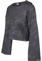 Short Jacquard Camo L/S dama Urban Classics