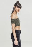 Top scurt Cold Shoulder Smoke dama Urban Classics