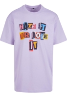 Tricou Hate it or Love it Oversize Mister Tee